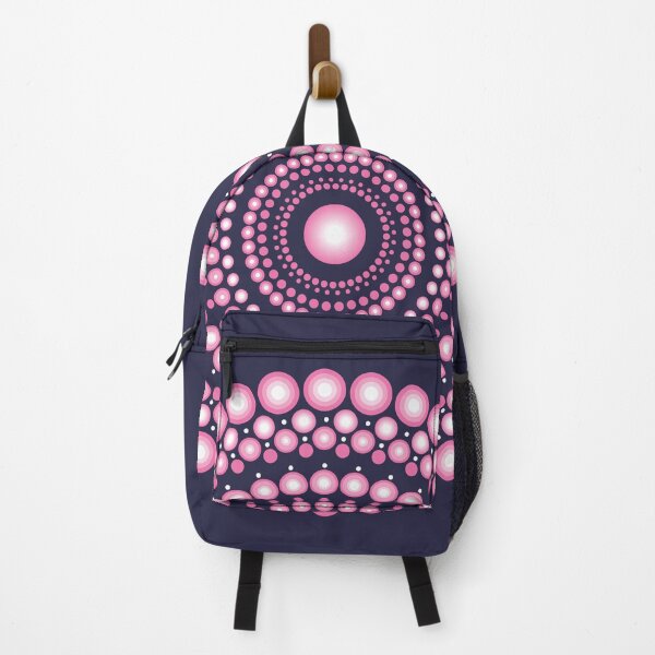 Artikelvorschau, Rosa gepunktetes Mandala-Design entworfen und verkauft von ColoreDots.