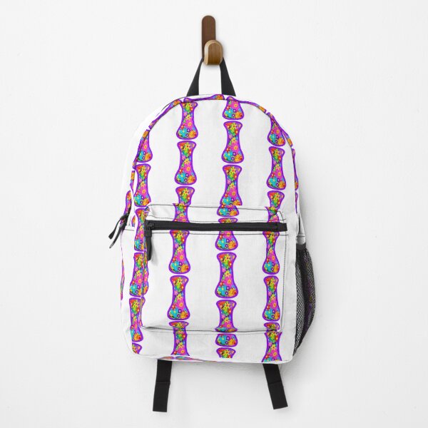 Item preview, Purple Purple Floral Alphabet Letter I – Colorful Boho Psychedelic Flower Typography Art designed and sold by Vividality.