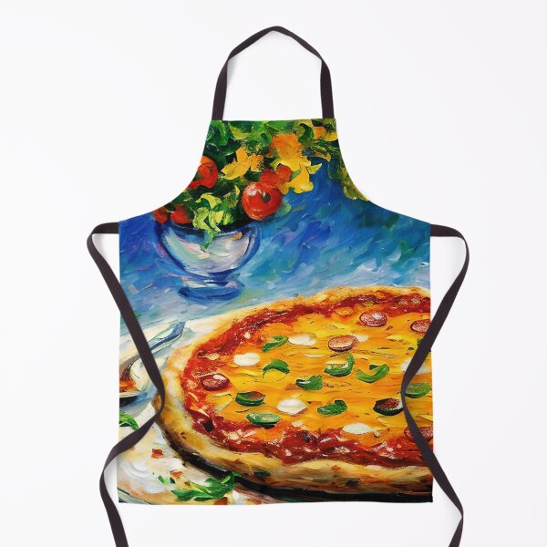 Artikelvorschau, Impressionistisches Pizza-Stillleben entworfen und verkauft von JoanNinjaHen.