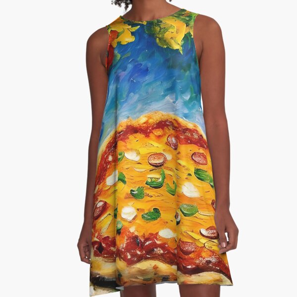 Artikel-Vorschau von Impressionistisches Pizza-Stillleben, designt und verkauft von JoanNinjaHen.
