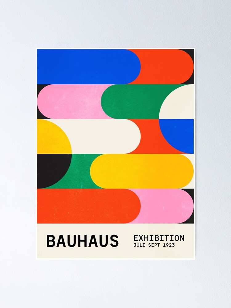 BAUHAUS 03: Exhibition 1923, Mid Century Series Poster for Sale by  karanwashere