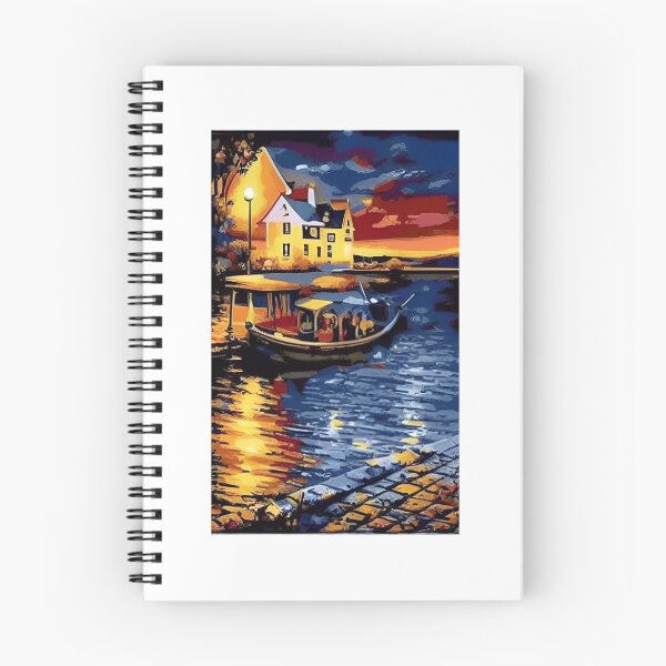 Item preview, Down at the harbor designed and sold by nowIAMAI.