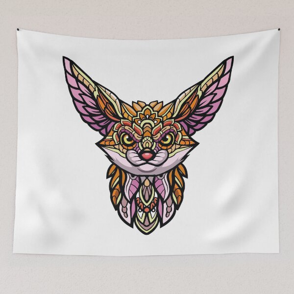 Item preview, mandala fox designed and sold by OcelotStore.
