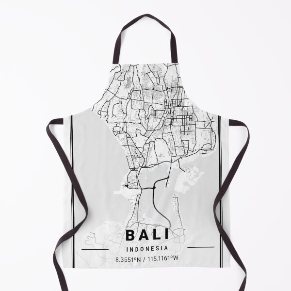 Item preview, Bali black and white map designed and sold by More than Myriad.