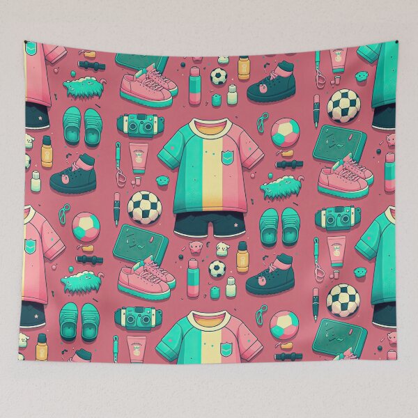 Item preview, Football Team Uniform: Kicking in Style Soccer Pattern  designed and sold by ultra-cute.