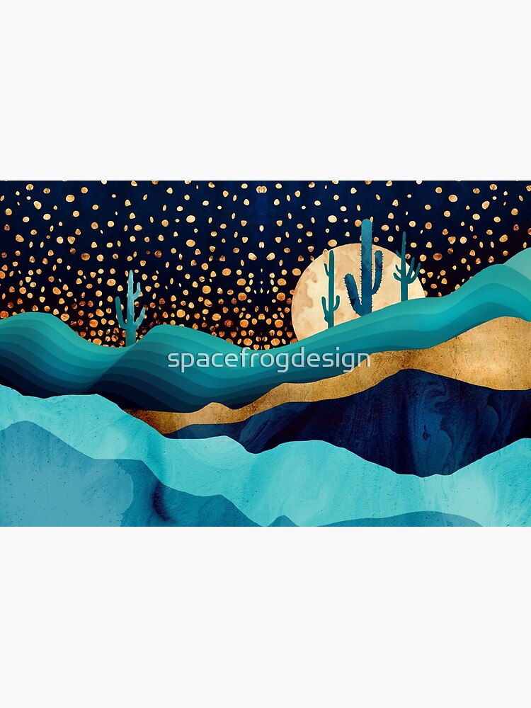 Indigo Desert Night by spacefrogdesign