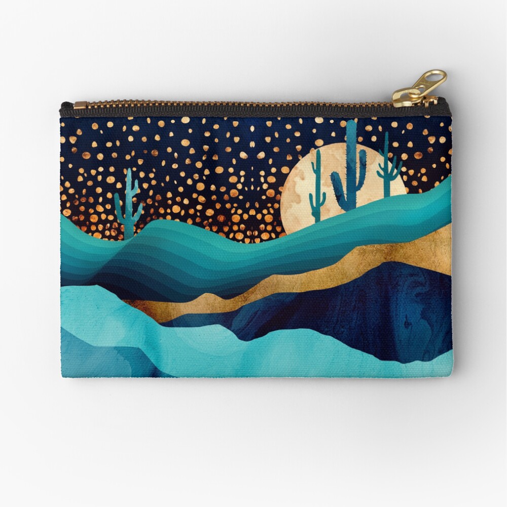 Indigo Desert Night Zipper Pouch