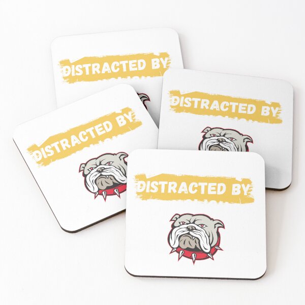 Artikelvorschau, Leicht abgelenkt durch englische Bulldoggenhundeliebhaber-Mutter-Shirt entworfen und verkauft von Castore design.