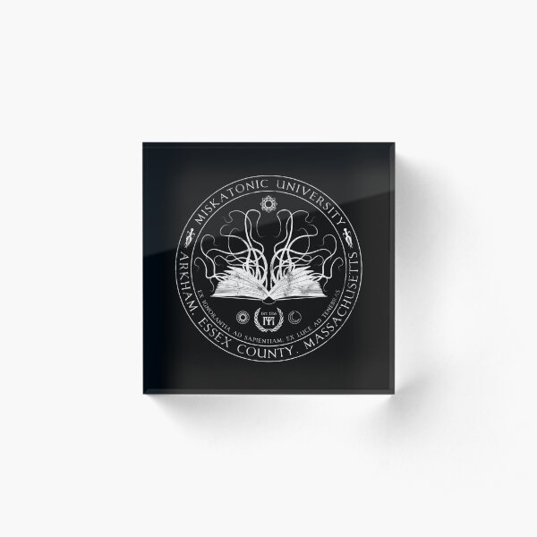 Miskatonic Sigil Acrylic Block