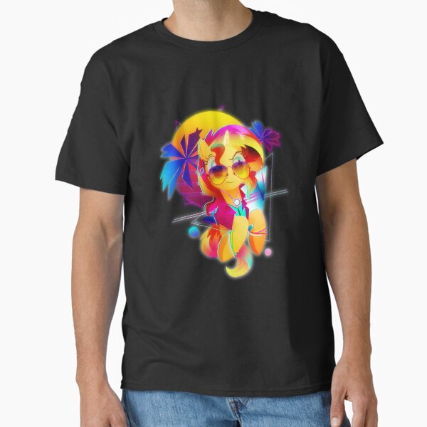 Item preview, Synthwave Sunset Shimmer designed and sold by Ilona Iske.