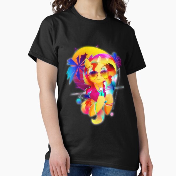 Item preview, Synthwave Sunset Shimmer designed and sold by Ilona Iske.