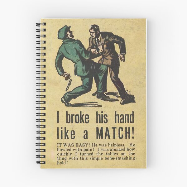 Item preview, Vintage Advertisement "I broke his hand" designed and sold by nationrandom.