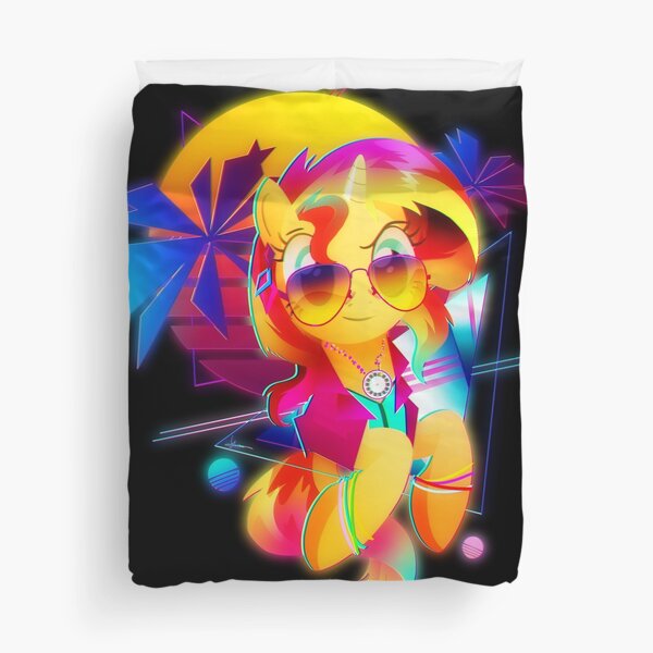 Item preview, Synthwave Sunset Shimmer designed and sold by Ilona Iske.