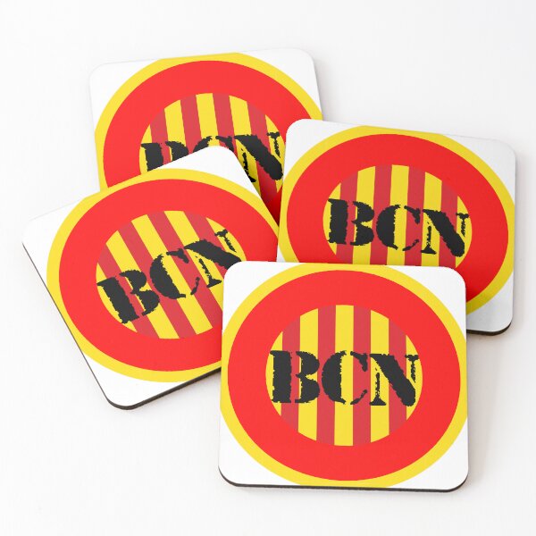 Item preview, BCN Barcelona Catalunya Senyera Red Yellow Retro Mod designed and sold by ModSupporters.