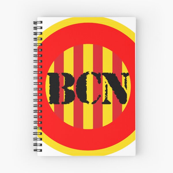 Artikelvorschau, BCN Barcelona Catalunya Senyera Rot Gelb Retro Mod entworfen und verkauft von ModSupporters.