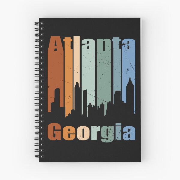 Item preview, Atlanta Georgia vintage skyline designed and sold by OpenmindARTWORK.