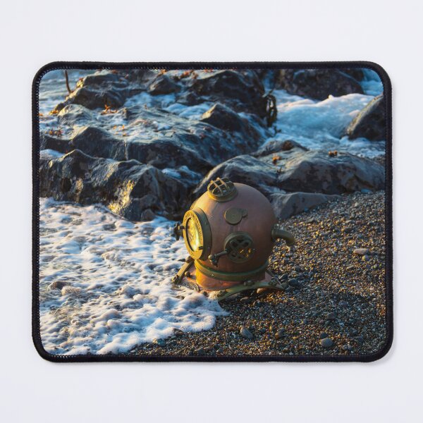 Item preview, Diving Helmet In Sea Foam designed and sold by Garry Gay.