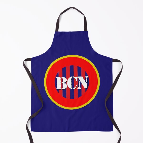Item preview, BCN Barcelona Catalunya Barca Red Blue Yellow Retro Mod designed and sold by ModSupporters.