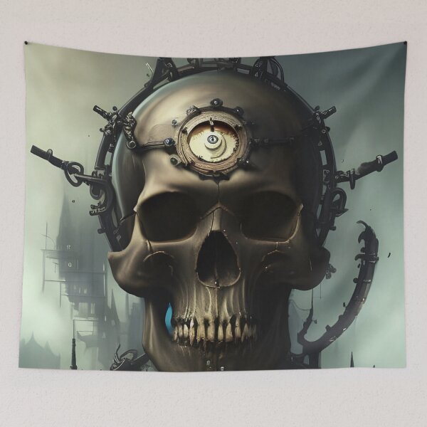 Item preview, Steampunk Skull Digital Art designed and sold by Gogmagosh.