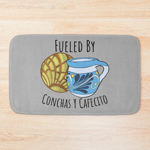 Item preview, Fueled By Conchas Y Cafecito - Yellow Blue designed and sold by that5280lady.