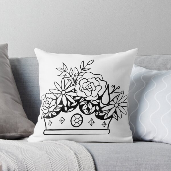 Item preview, Queen crown filled with flowers designed and sold by MinimalMinimus.