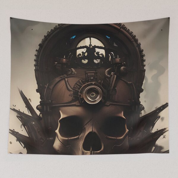 Item preview, Steampunk Skull Abstract Digital Art designed and sold by Gogmagosh.