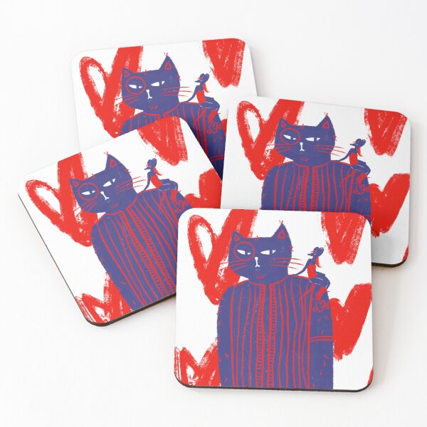 Item preview, Cat and mouse love designed and sold by IULIART.