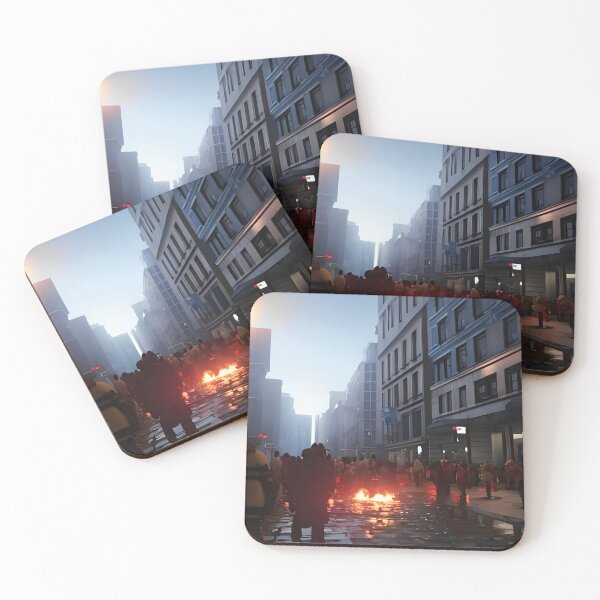 Item preview, Crowded Street  designed and sold by Awokken.
