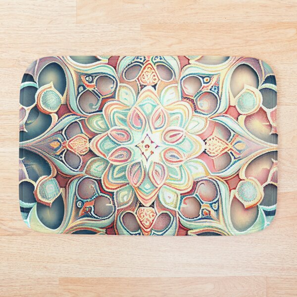 Item preview, Pastel Brilliant Bohemian Pattern Digital Painting designed and sold by CodeAndColors.