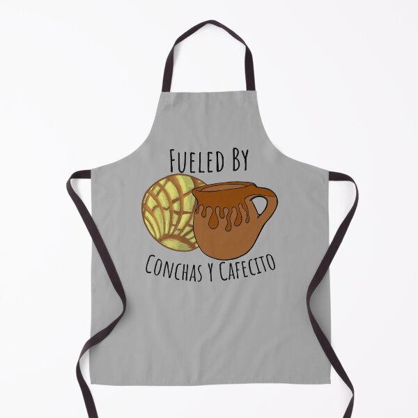 Item preview, Fueled By Conchas Y Cafecito - Yellow Brown designed and sold by that5280lady.