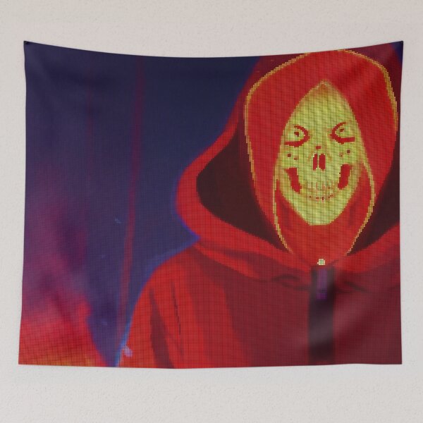 Item preview, Flaming Glowing Skull 8-bit Pixel Art designed and sold by PixelDripped.