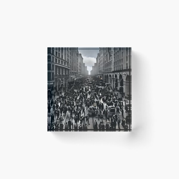 Item preview, Crowded Street  designed and sold by Awokken.