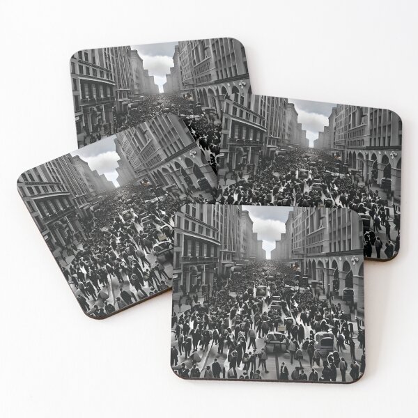 Item preview, Crowded Street  designed and sold by Awokken.