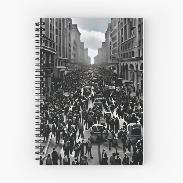 Item preview, Crowded Street  designed and sold by Awokken.