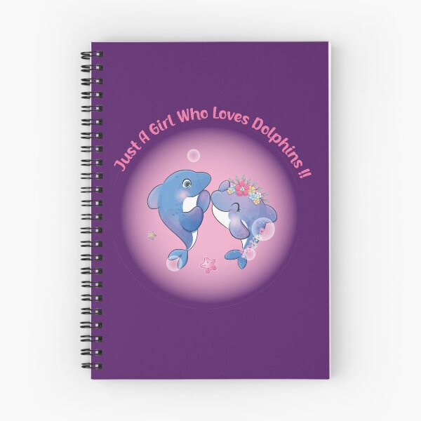 Item preview, A Girl Who Loves Dolphins  girls tshirt  designed and sold by Osama Abdelgalil.