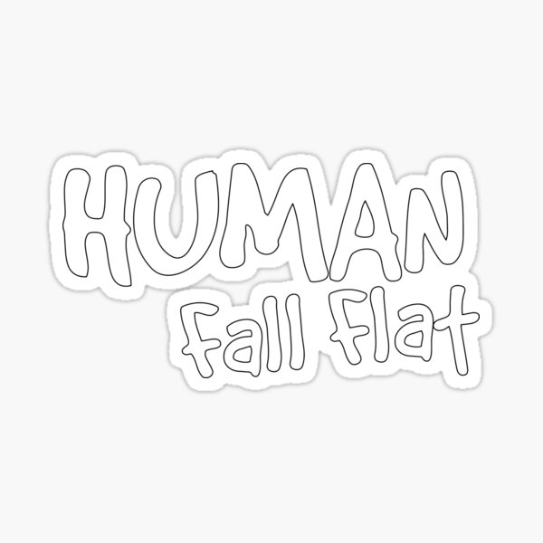 Human Fall Flat Stickers Redbubble - funnehcake roblox youtube human fall flat