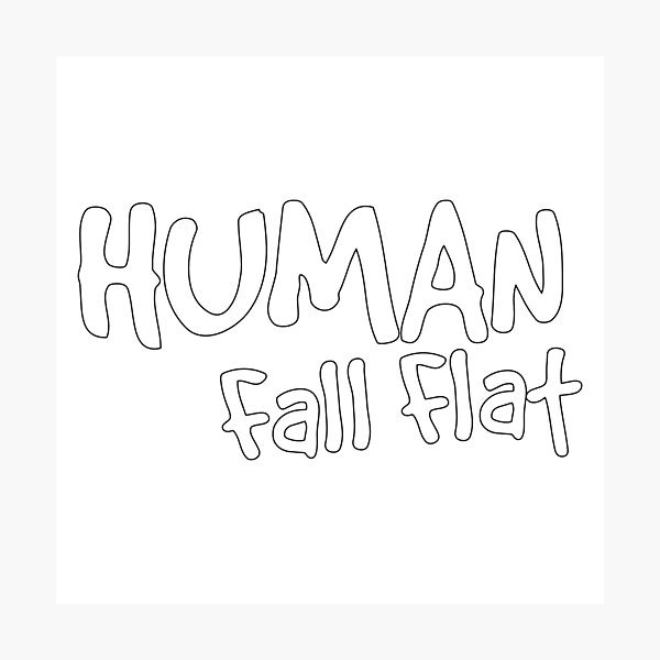 Human Fall Flat Wall Art Redbubble - flamingo roblox human fall flat
