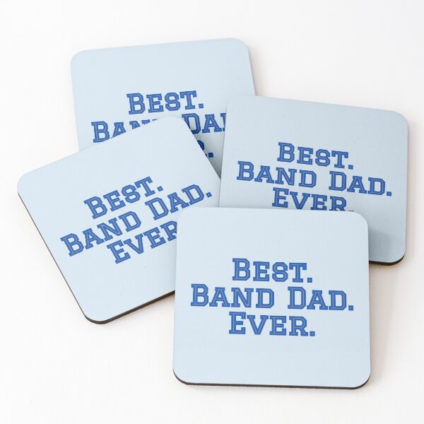 Item preview, Best Band Dad blue designed and sold by cmd-art.