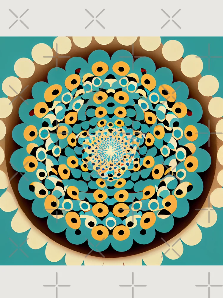 Thumbnail 6 von 6, Premium Oversized Pullover, Basic Dynamic Circular Country Pattern Digital Painting designt und verkauft von CodeAndColors.