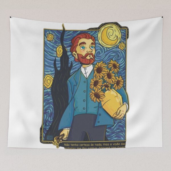 Item preview,   van gogh Starlight Night  sunflowers artist designed and sold by polich.