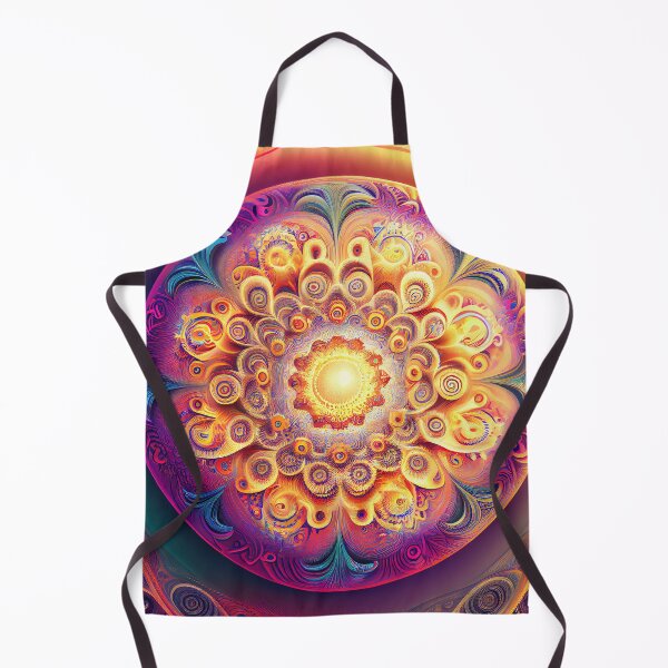 Item preview, Detailed Soft Psychedelic Circular Pattern Digital Painting designed and sold by CodeAndColors.