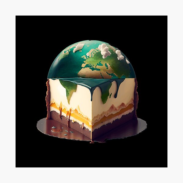 Globe Cake - Decorated Cake by Sanchita Nath Shasmal - CakesDecor