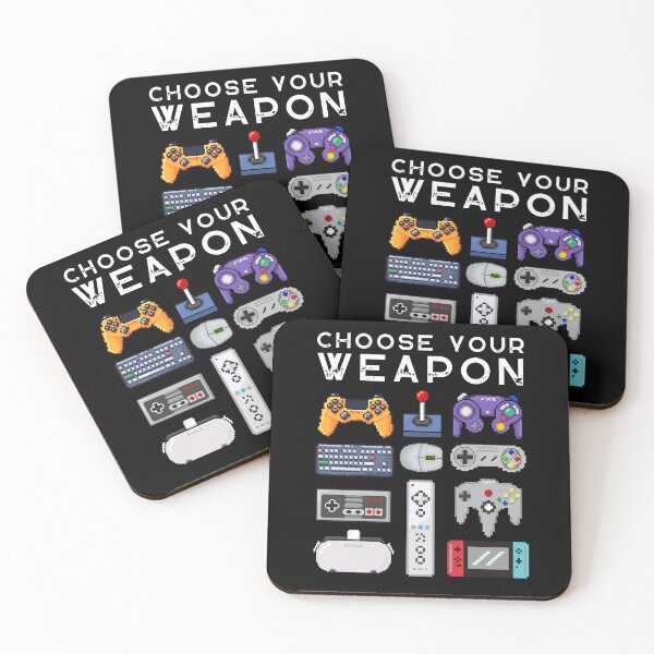 Item preview, Gamer Choose you weapon gamepads pixel art designed and sold by GraphicHabitatt.