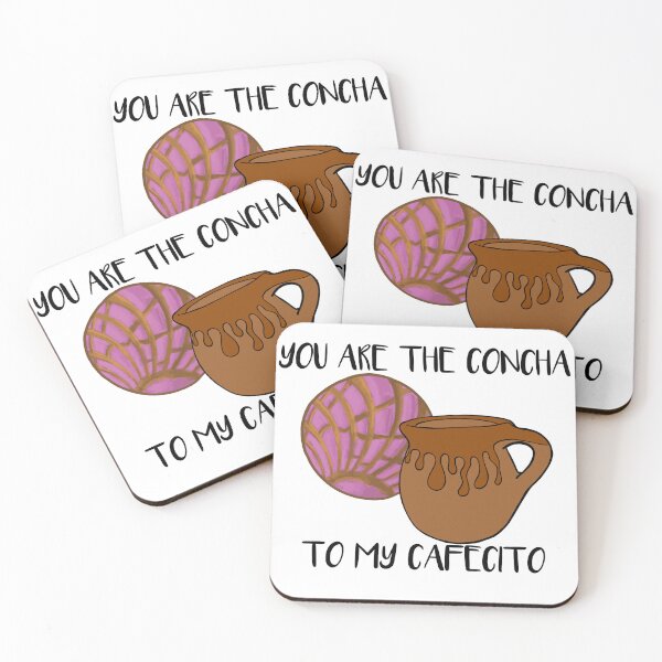 Item preview, You Are The Concha To My Cafecito Pink Pan Dulce - Brown designed and sold by that5280lady.