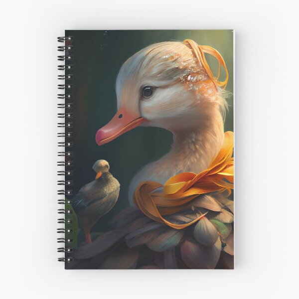 Aperçu de l'œuvre Charm of the Braid and the Duck Digital Painting créée et vendue par CodeAndColors.