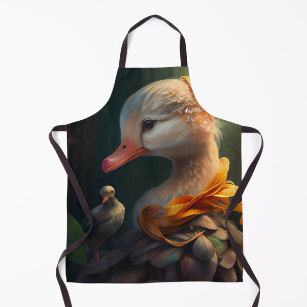 Aperçu de l'œuvre Charm of the Braid and the Duck Digital Painting créée et vendue par CodeAndColors.