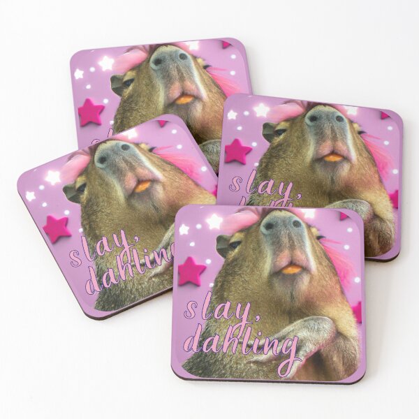 Item preview, slay, darling - fabulous capybara designed and sold by beepersqueeper.