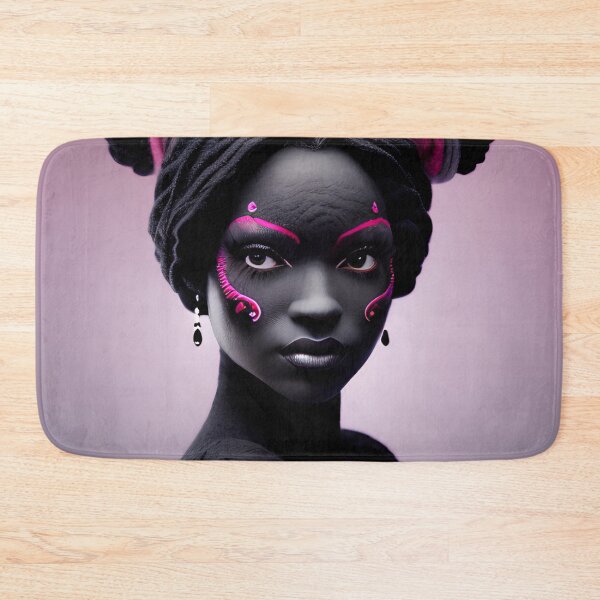 Item preview, Pink Black Wooly Portrait designed and sold by PopOptikal.