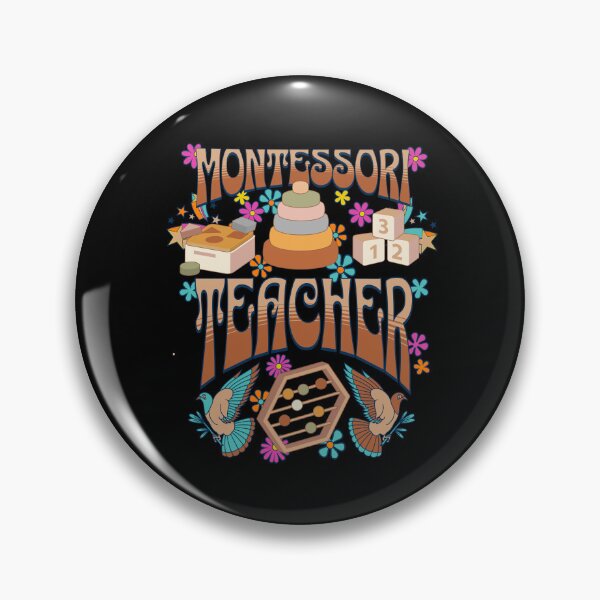 Item preview, Montessori Teacher Retro designed and sold by SiYDesigns.
