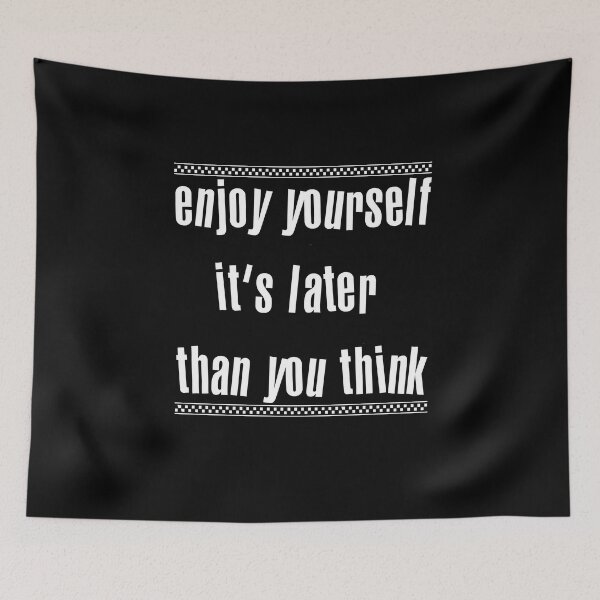 Item preview, White text Enjoy Yourself SPECIAL - retro Ska 2Tone design designed and sold by ModSupporters.